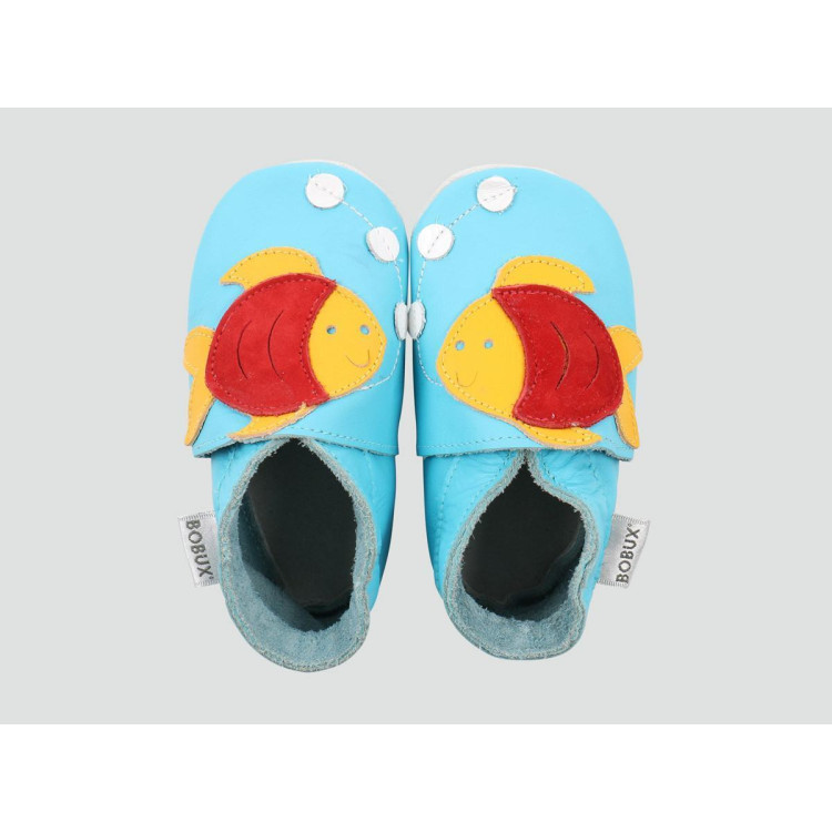 Βρεφικά παπούτσια Bobux - Χαριτωμένο ψαράκι Γαλάζιο