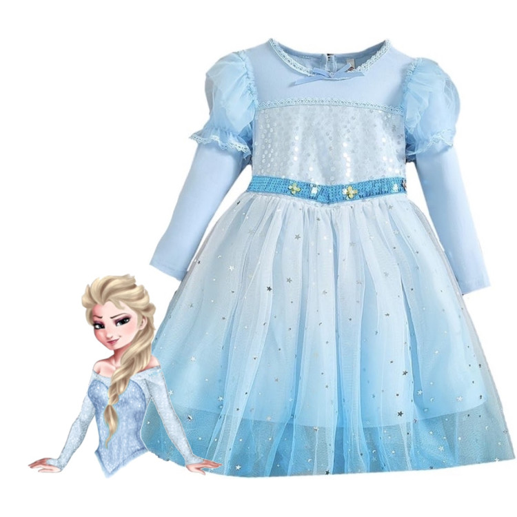 Πριγκίπισσα του πάγουπαιδική στολή - Γαλάζια