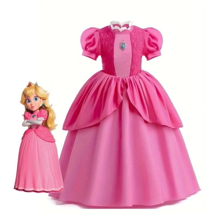 Παιδική στολή Πριγκίπισσα Peach