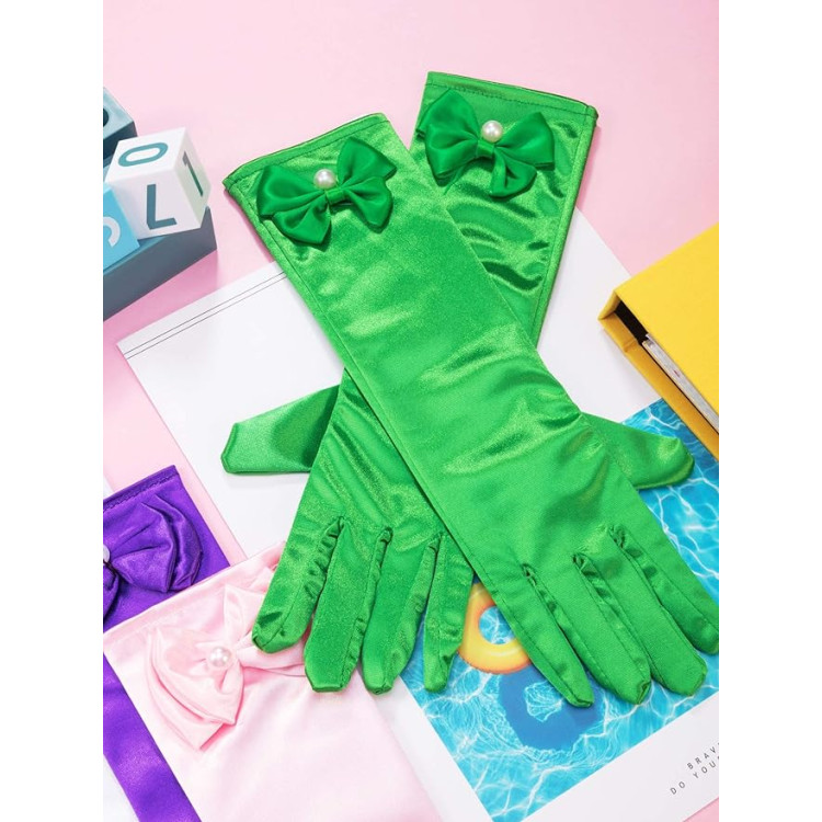 Γάντια για πριγκίπισσες - Πράσινα