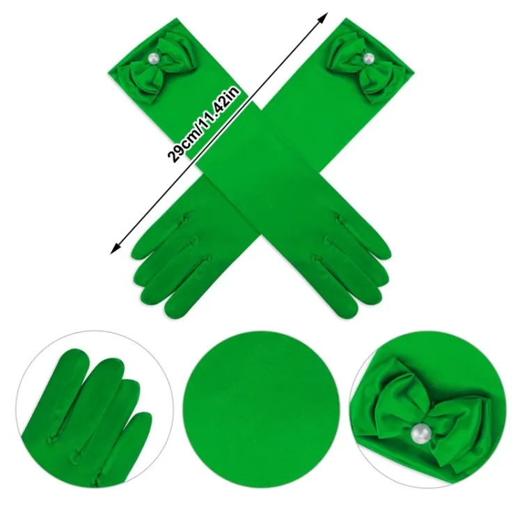Γάντια για πριγκίπισσες - Πράσινα