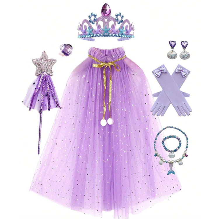 Mermaid Princess Cape set