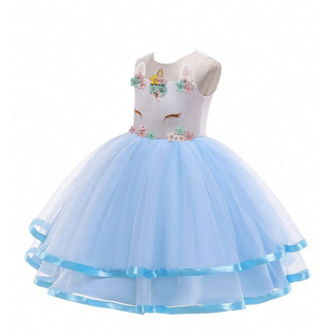 Unicorn Παιδικό Φορεματάκι - Γαλάζιο