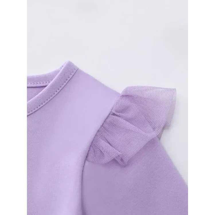 Καθημερινό Παιδικό Φορεματάκι unicorn - Μωβ