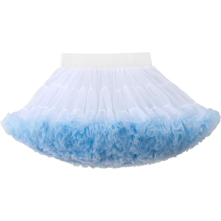 Παιδική Φούστα tutu - Λευκό Γαλάζιο