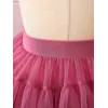 Tutu kids skirt - Latte Red