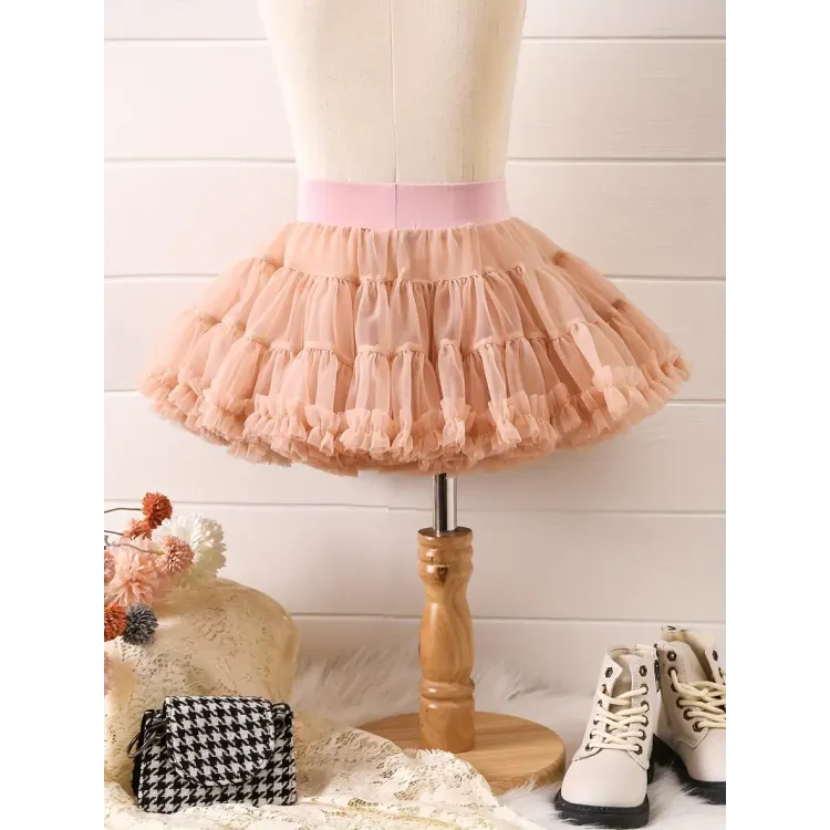 Φούστα Παιδική tutu - Απαλό Ροδακινί Φούστα Παιδική tutu - Απαλό Ροδακινί