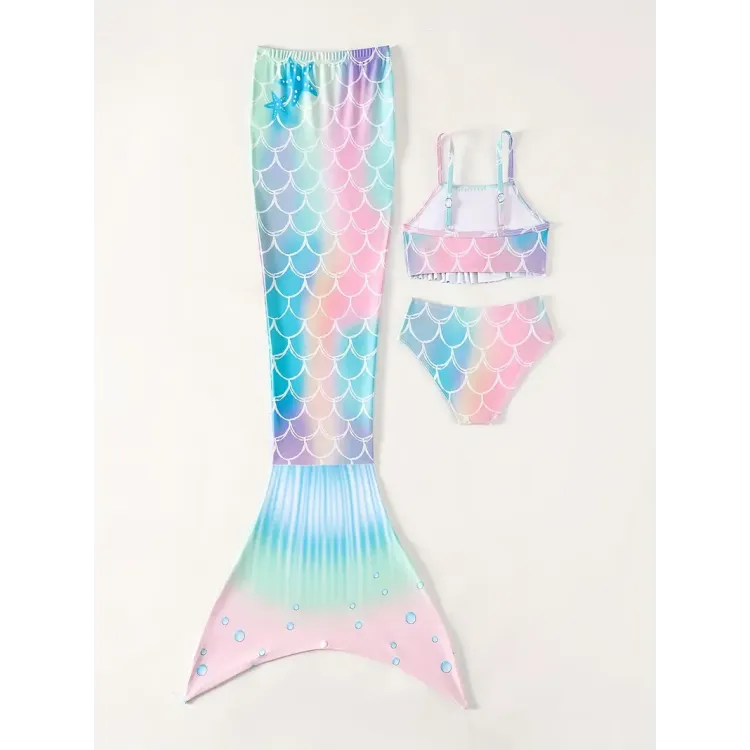 Παιδικό μαγιό γοργόνα  3 κομμάτια