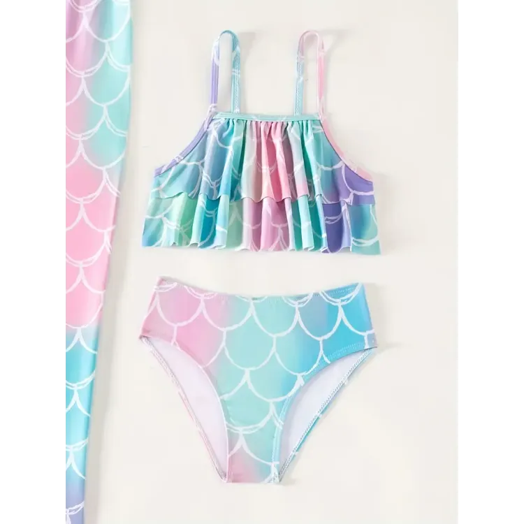 Παιδικό μαγιό γοργόνα  3 κομμάτια