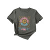 Girls t-shirt Sun Letter Graphic Tee