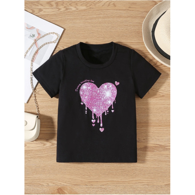 Φανέλα Κοντομάνικη Μαύρη Καρδιά