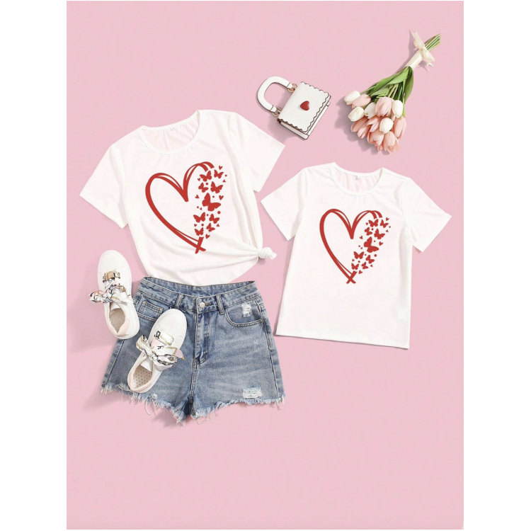 Φανέλα Κοντομάνικη Λευκή Καρδιά