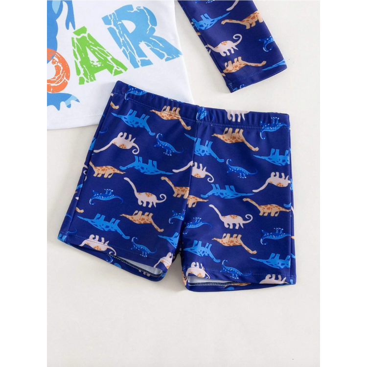 Παιδικό μαγιό με καπελάκι δεινόσαυρος