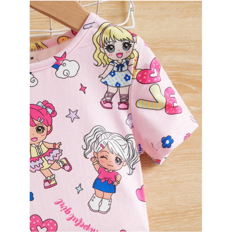 Παιδικό Φόρεμα sweet girl - Ροζ