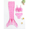3 Pieces -Pink Swimsuit Mermaid