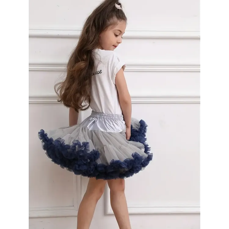 Φούστα Παιδική tutu - Γκρι Μπλε
