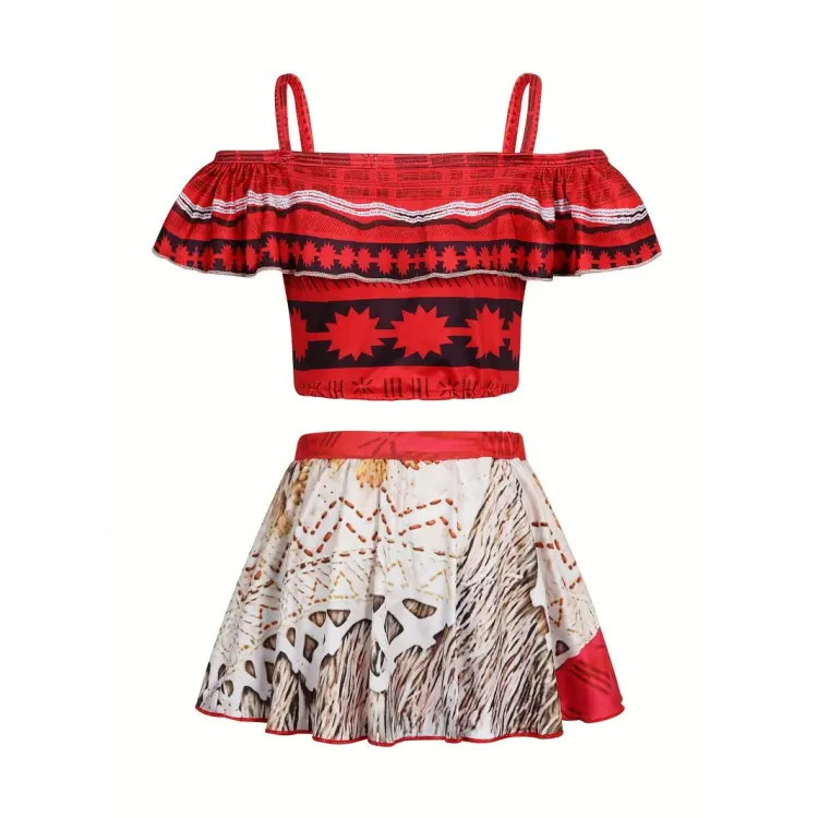 Πριγκίπισσα της θάλασσας Παιδική Στολή με δύο αξεσουάρ