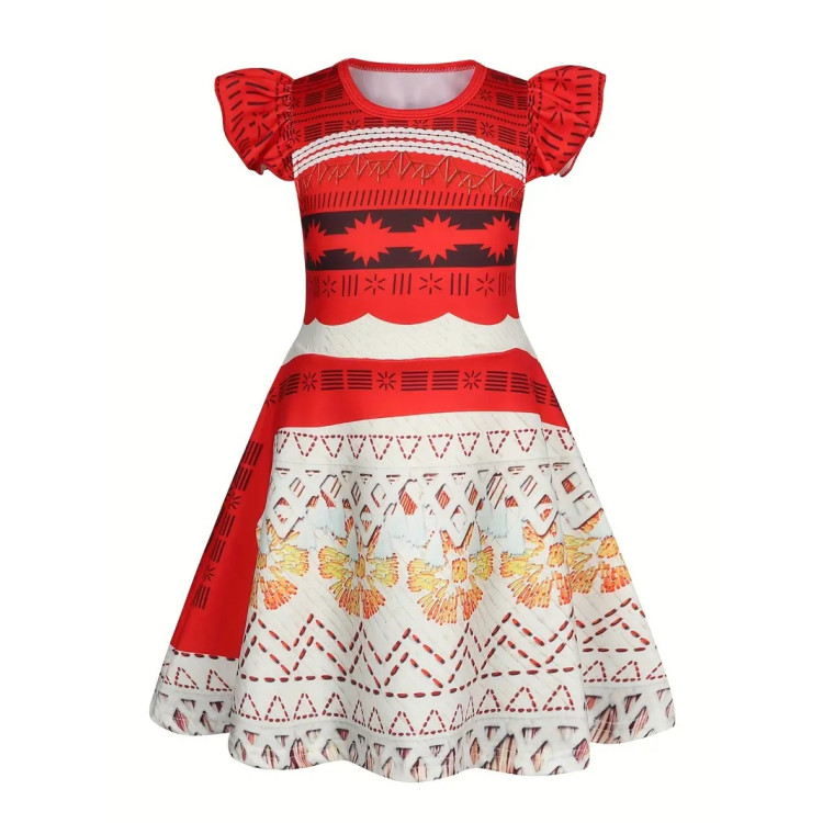 Πριγκίπισσα της θάλασσας Παιδική Στολή Μοαννα σετ με αξεσουάρ