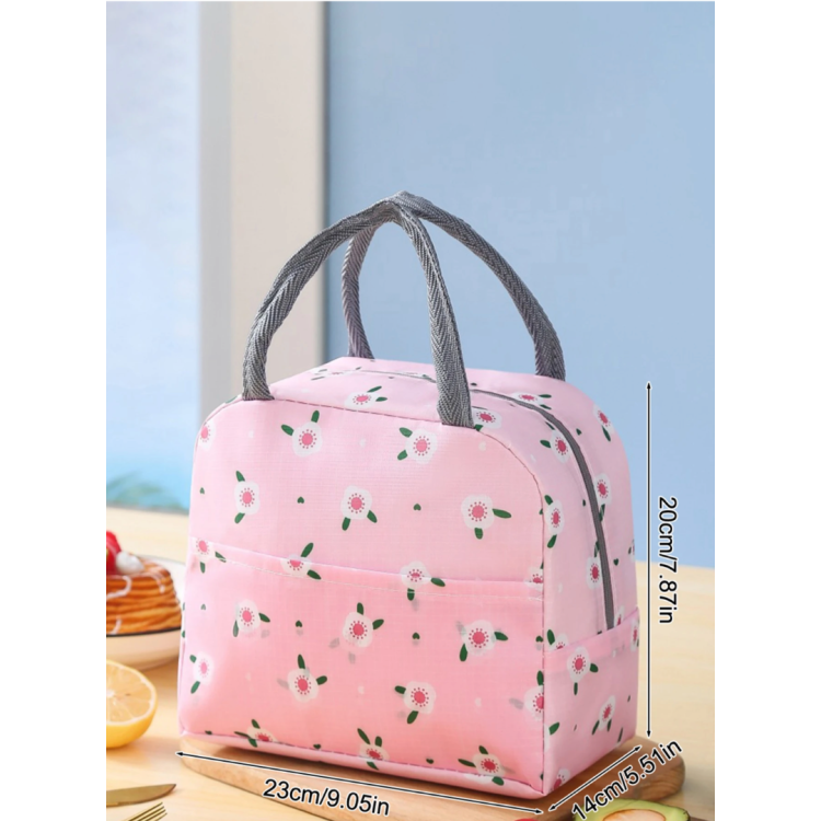 Ισοθερμικό τσαντάκι Flower - Ροζ