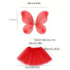 1 Set Fairy Costume for Girls - Red