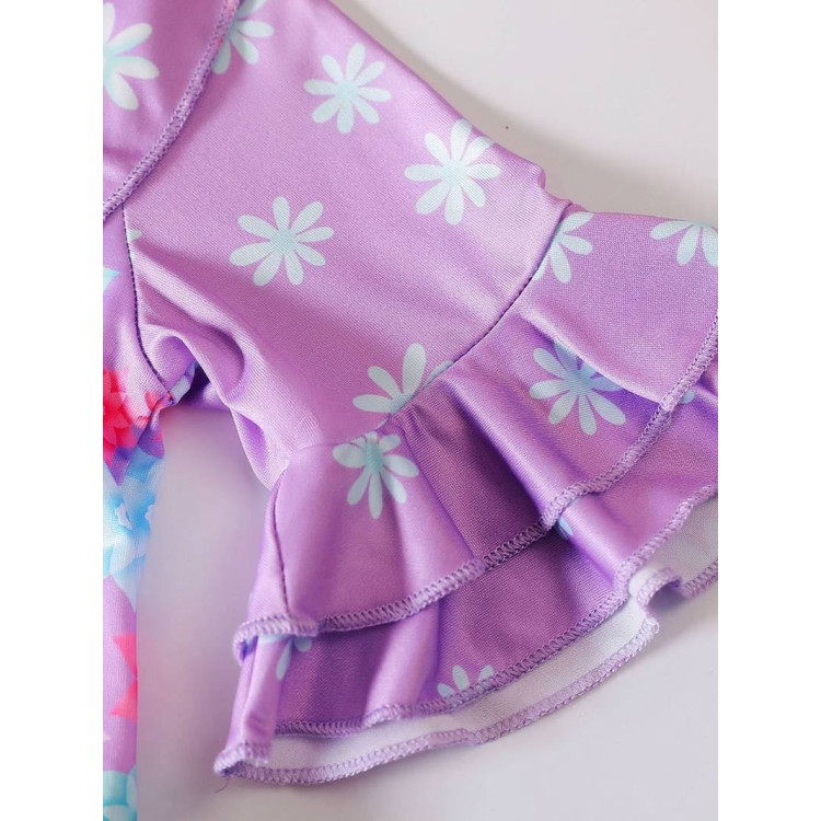 Παιδική στολή Μωβ Princess Flowers