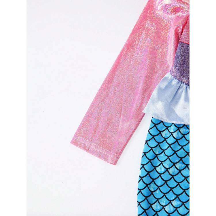 Πριγκίπισσα γοργόνα Παιδική στολή μπλε