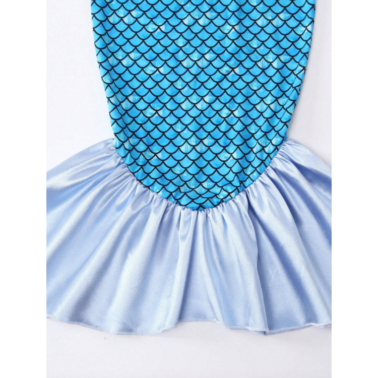 Πριγκίπισσα γοργόνα Παιδική στολή μπλε