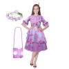 Παιδική στολή Μωβ Princess Flower με αξεσουάρ