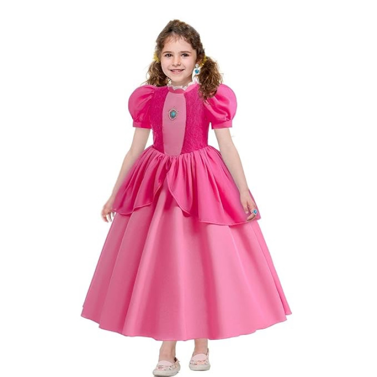 Παιδική στολή Πριγκίπισσα Peach