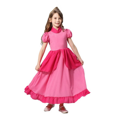 Παιδική στολή Πριγκίπισσα Peach - Ροζ
