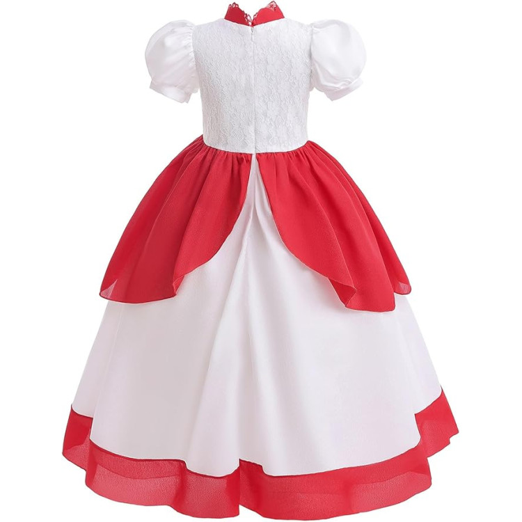 Παιδική στολή Πριγκίπισσα Rainbow  -  Λευκό