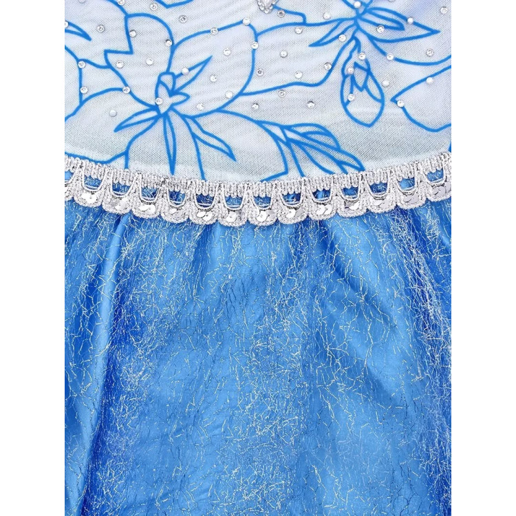 Πριγκίπισσα του παραμυθιού Στολή για παιδιά σετ -  Γαλάζια