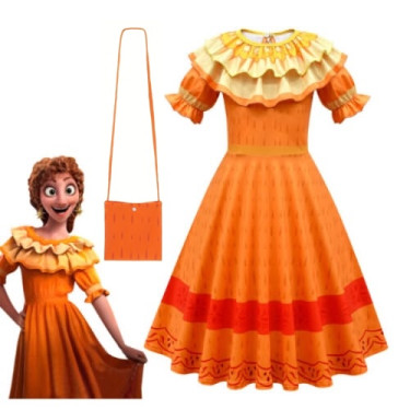 Παιδική στολή με τσαντάκι - Πορτοκαλί