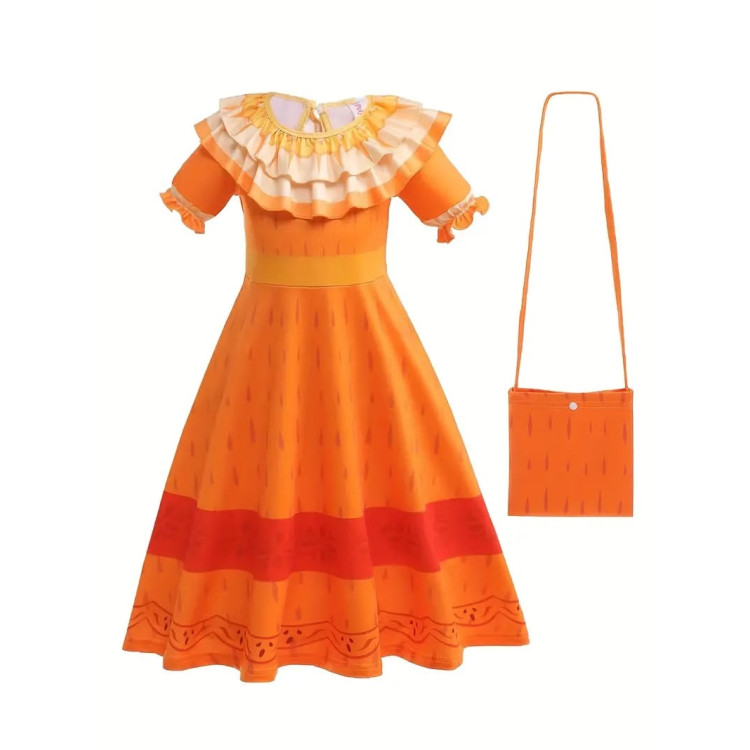 Παιδική στολή με τσαντάκι - Πορτοκαλί