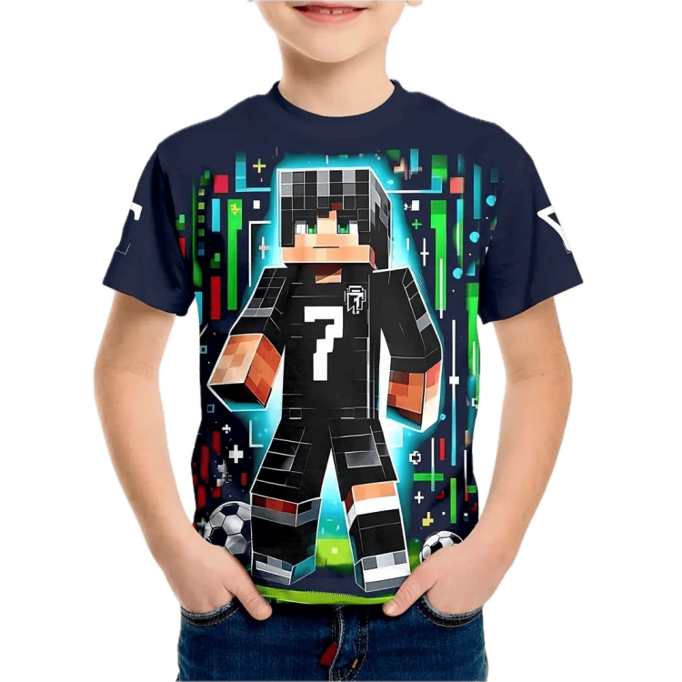 Μπλουζάκι minecraft 3D