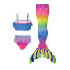 Blue - 3 Pieces -Swimsuit Mermaid