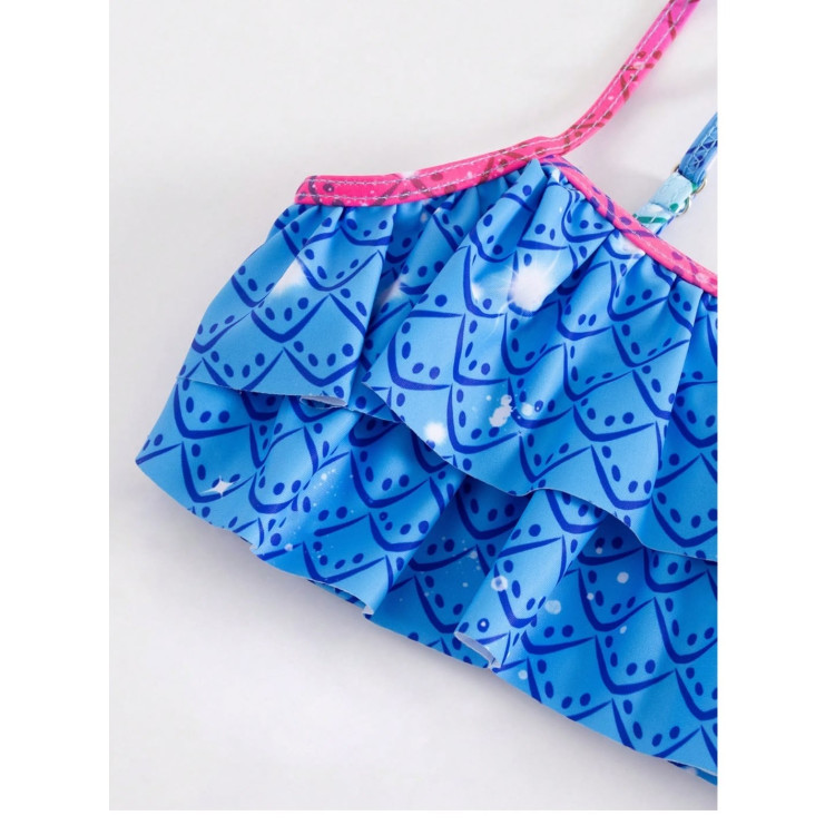 Blue - 3 Pieces -Swimsuit Mermaid