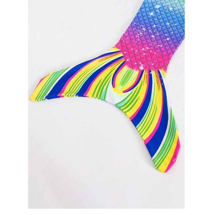 Blue - 3 Pieces -Swimsuit Mermaid