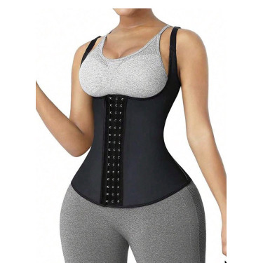 Κορσές σύσφιξης fitness- Μαύρος