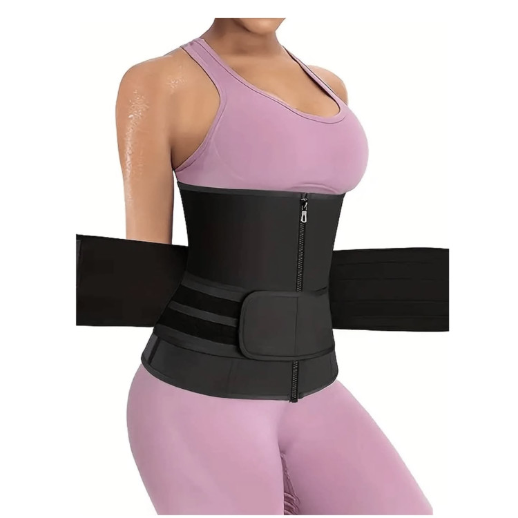 Waist Trainer shareware yoga fitness Black Color