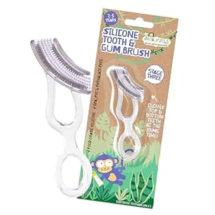 Jack N Jill Βρεφική Οδοντόβουρτσα Δαχτύλου Silicon Tooth and Gum Brush