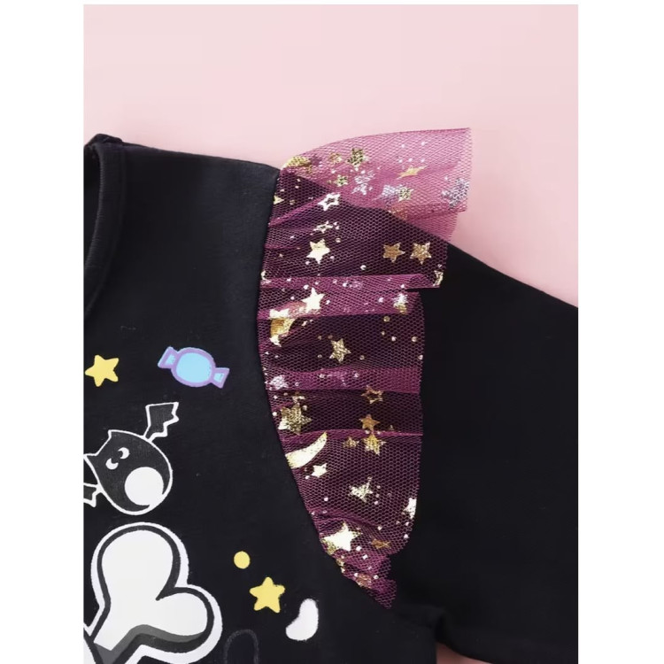 Παιδικό Φορεματάκι Gothic Halloween Party - Μαυρο