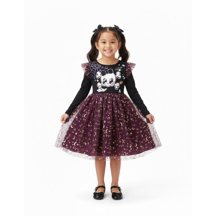 Παιδικό Φορεματάκι Gothic Halloween Party - Μαυρο
