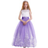 Purple Princess Dress Long