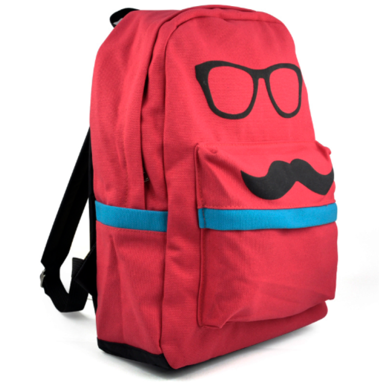 Τσάντα Μουστάκι κόκκινη