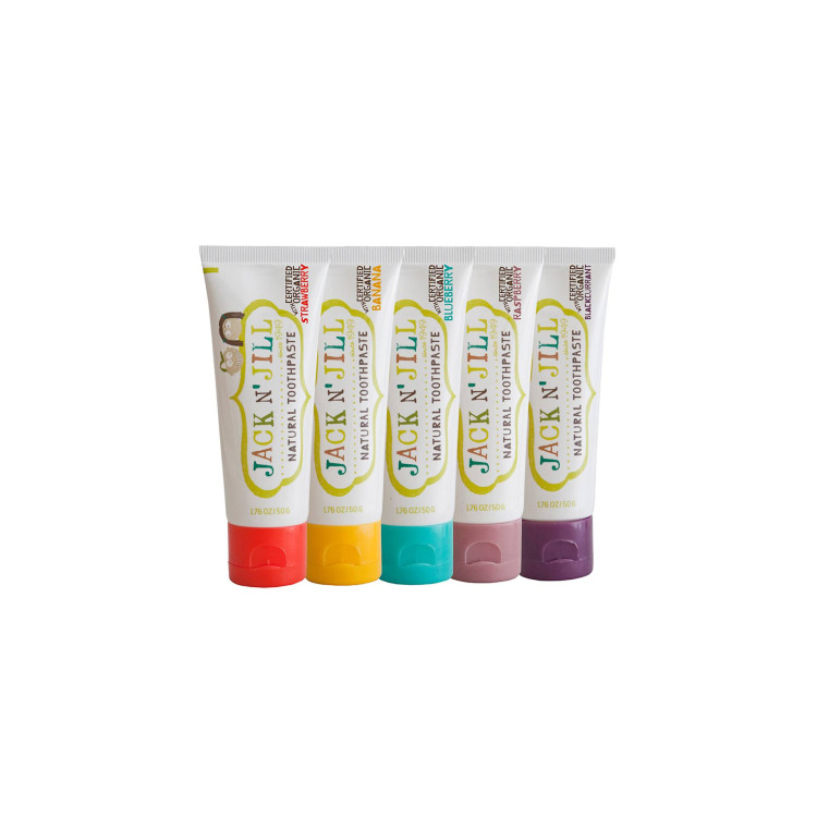 Φυσική Οδοντόκρεμα Καλέντουλα με γεύση Βατόμουρο 50g - Jack N Jill