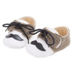 Mustache baby Shoes Brown