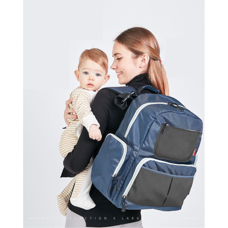 Blue mother maternity Backpack