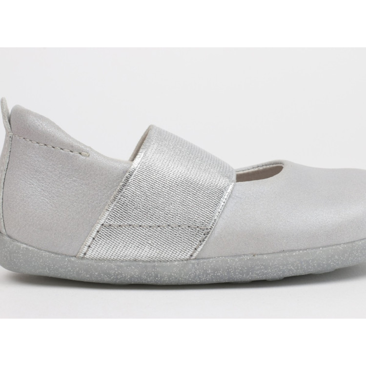 Παιδικά παπούτσια Bobux - Demi Silver Ballet Shoes