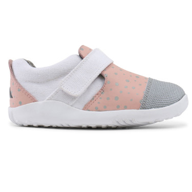 Παιδικά Παπούτσια Bobux - Aktiv Silver Dot Pink